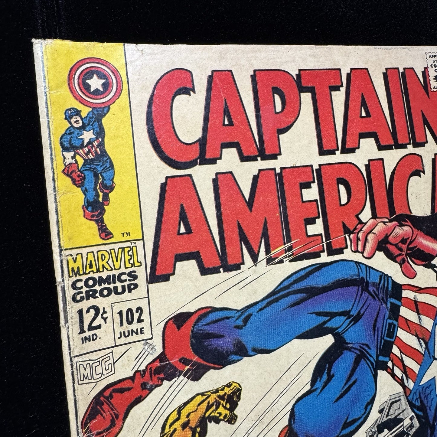 Captain America 102 - Silver Age MarvelComics 1968