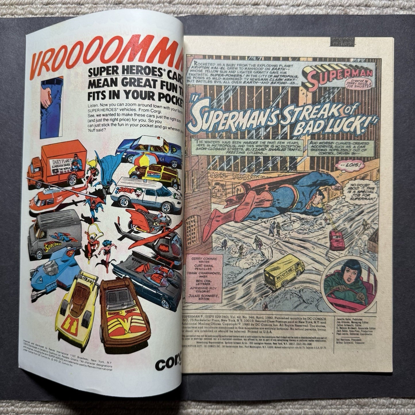 Superman 346 - Bronze Age Dc Comics 1980