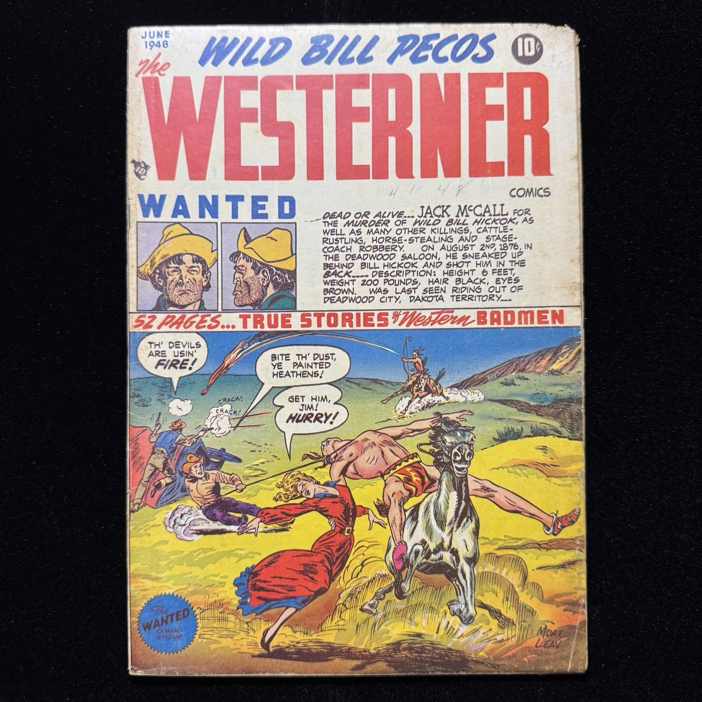 Westerner 14 - Golden Age Orbit-Wanted Comics 1948