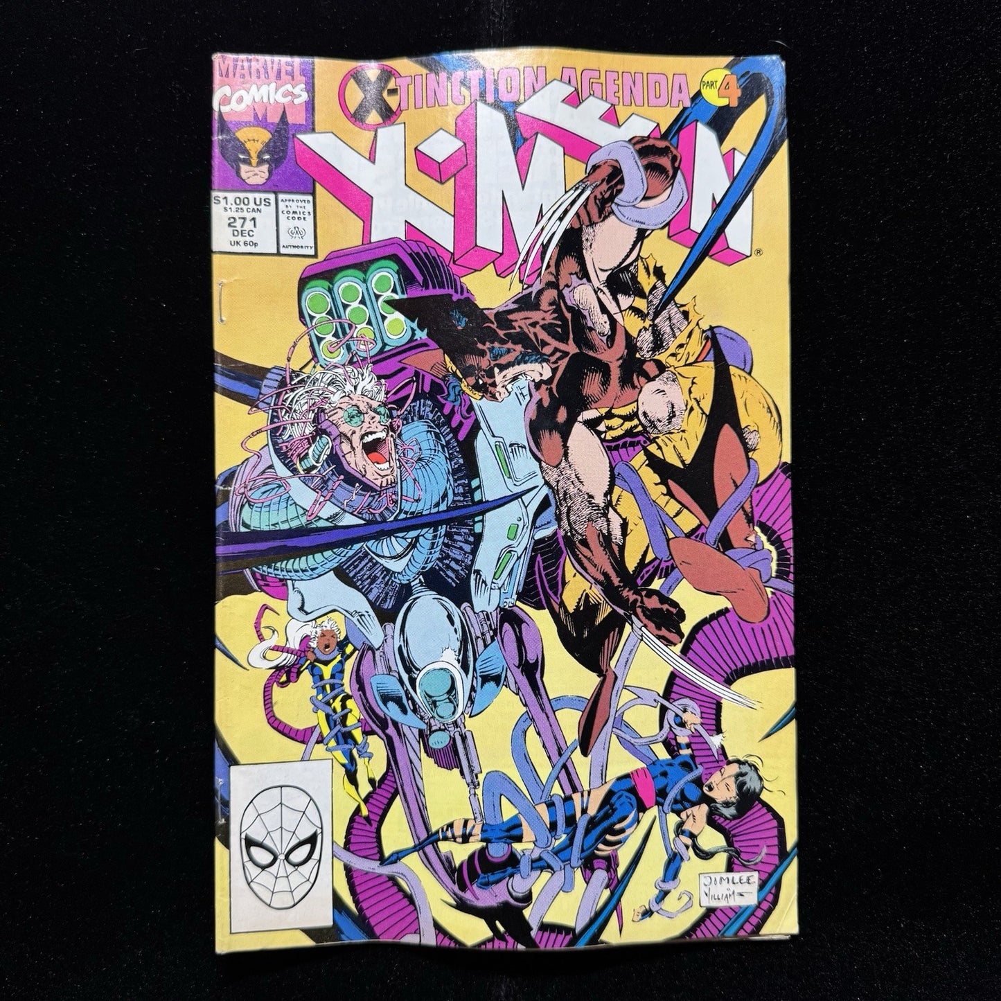 Uncanny X-Men 284 And 271 - Comic Bundle - Copper Age Marvel Comics 1990/92
