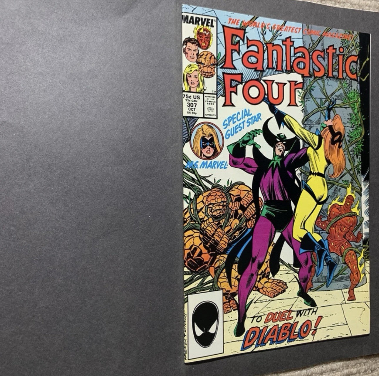 Fantastic Four 307/ copper age marvel comics 1987