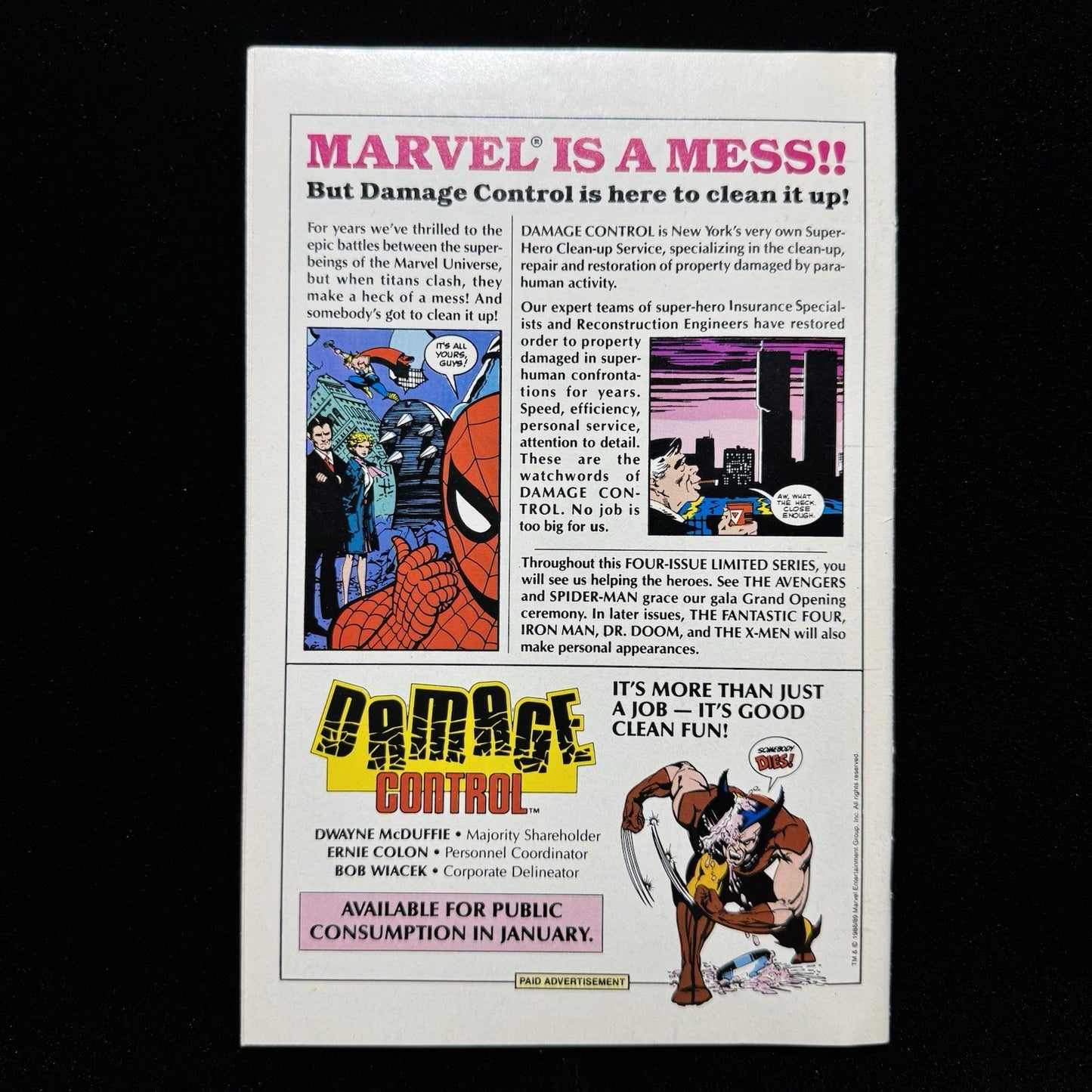 Alpha Flight 71 - Copper Age Marvel Comics 1989