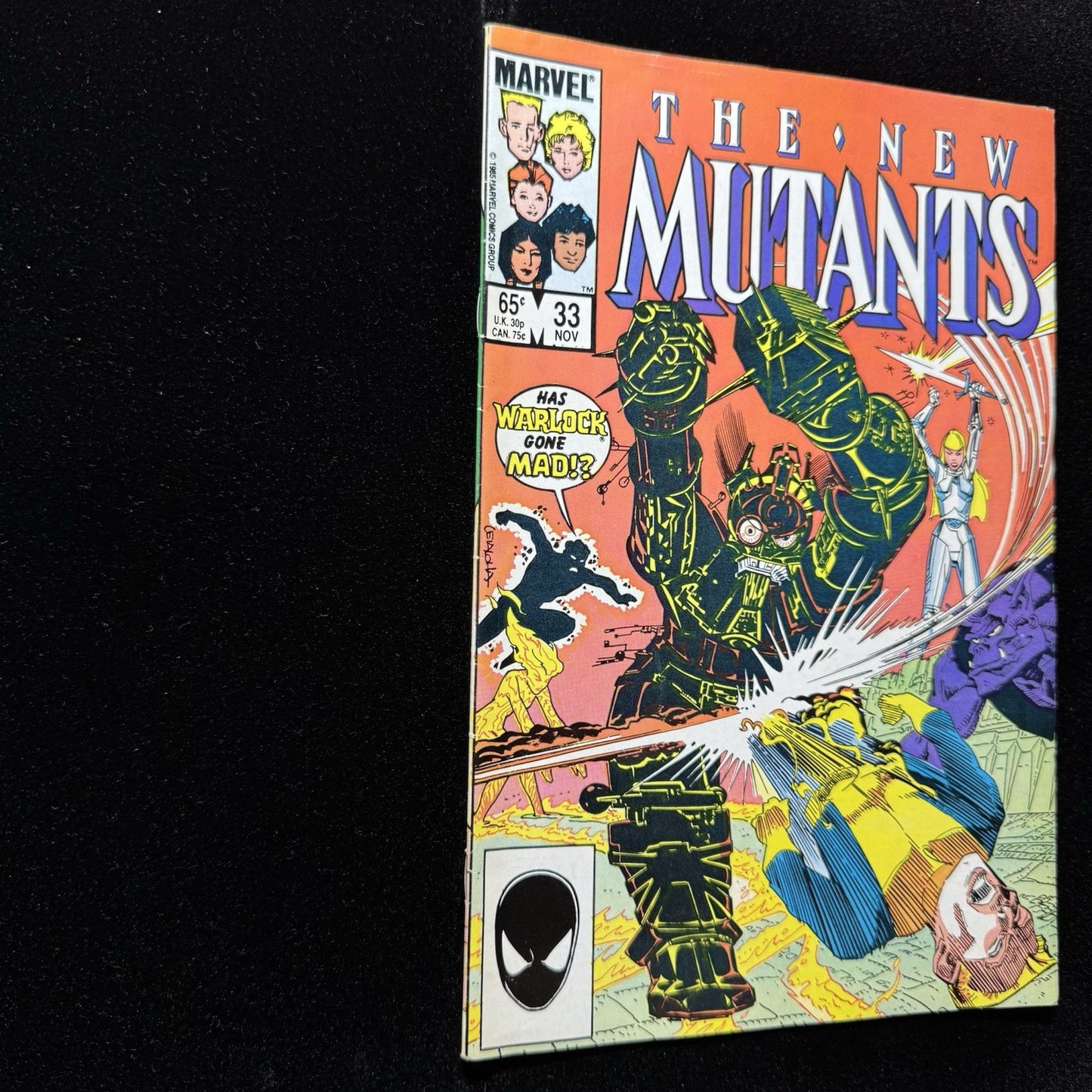 New Mutants 33 - Copper Age Marvel Comics 1985