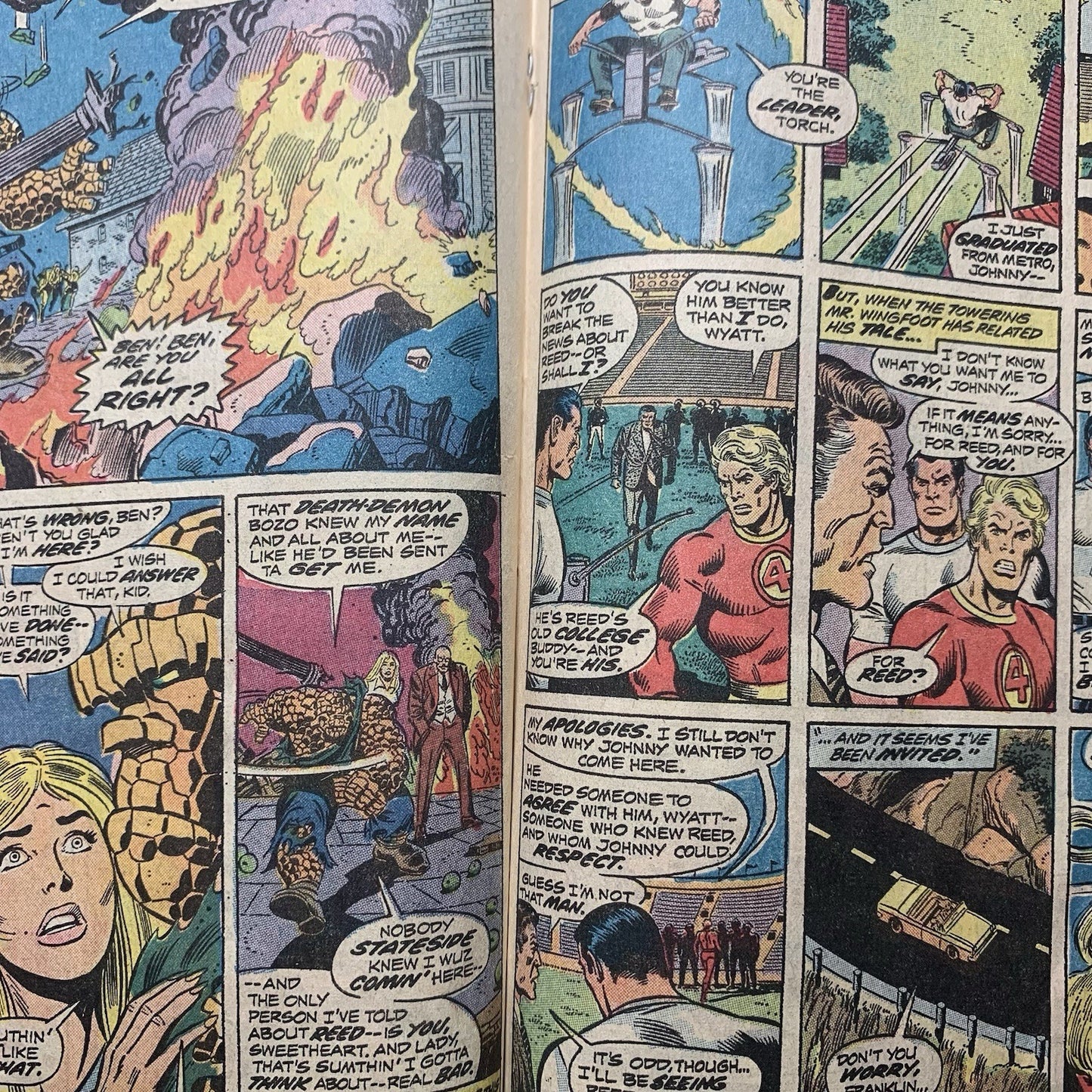Fantastic Four 142/ Bronze Age Marvel Comics 1974/ Restored Staple