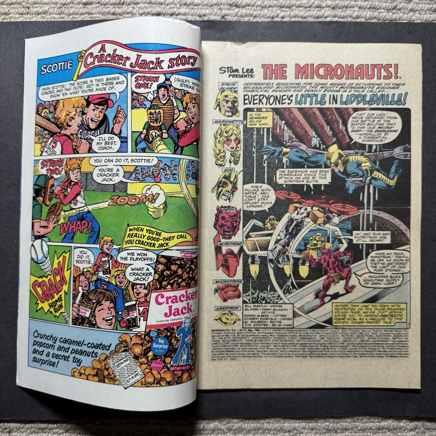 Micronauts 41 - Bronze Age Marvel Comics 1982