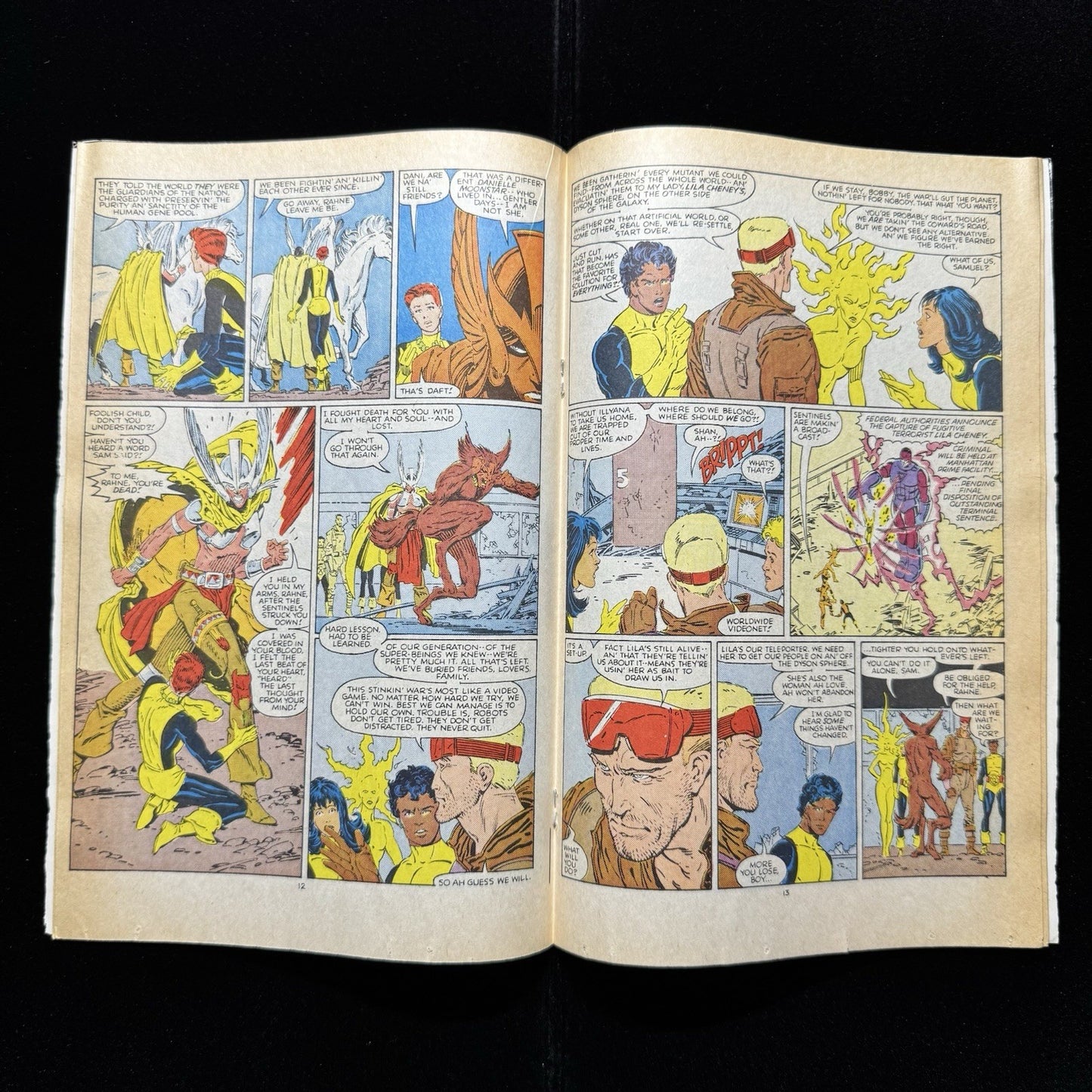 New Mutants 48 - 1st App Of MK VI Sentinels - Copper Age Marvel Comics 1987