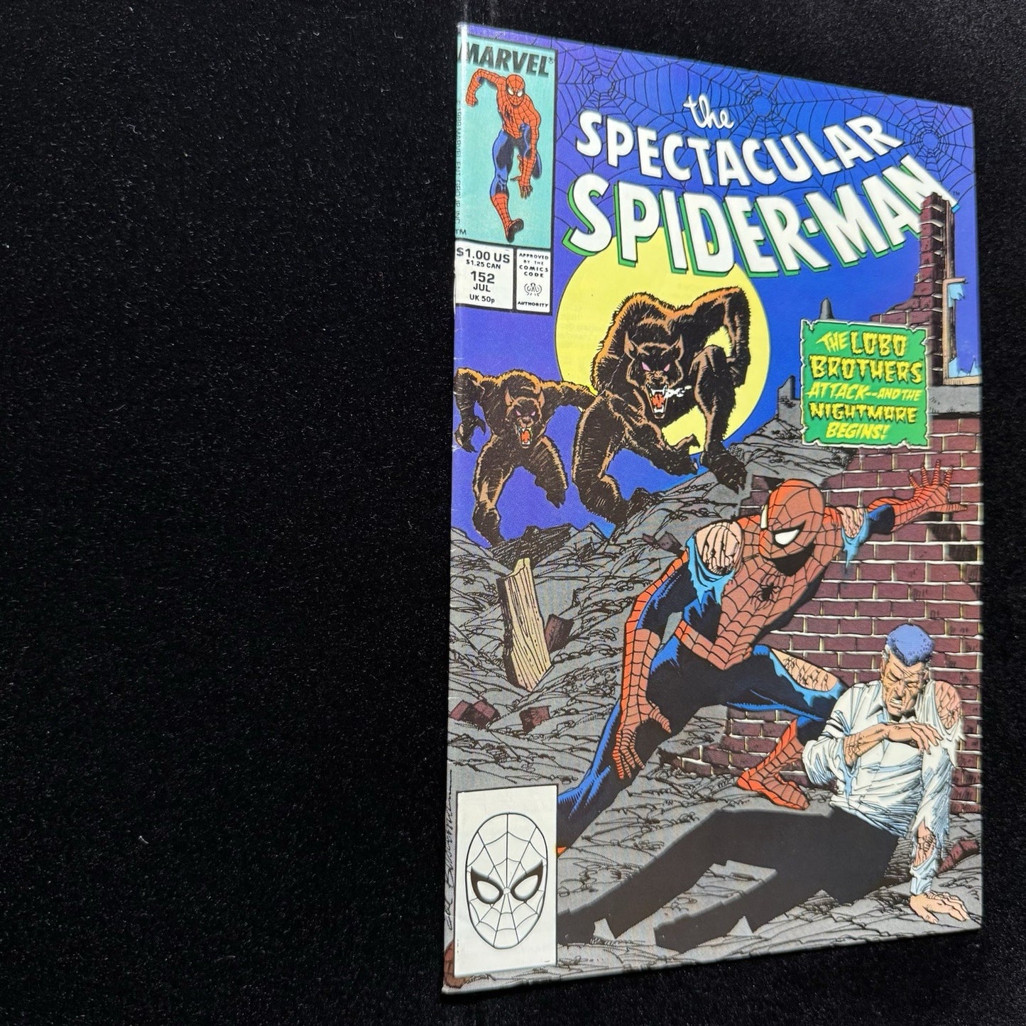 Spectacular Spider-Man 152 - Copper Age Marvel Comics 1989