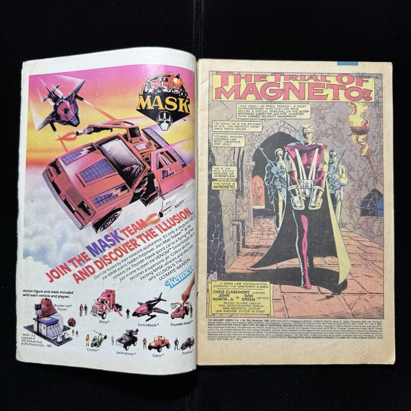 Uncanny X-Men 200 - Magneto Becomes Headmaster - Copper Age Marvel Comics 1985