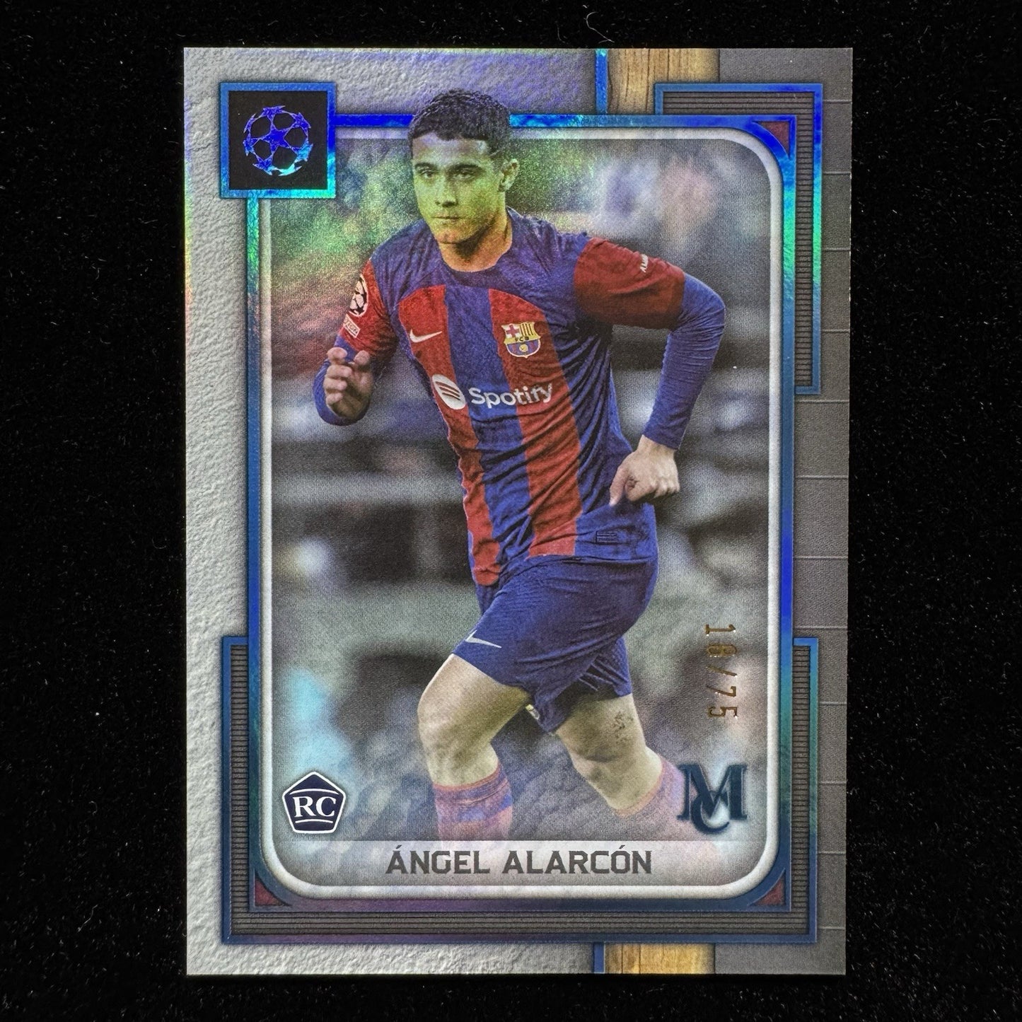 Ángel Alarcón Rookie Auto & Numbered RC Lot Barcelona Topps Museum Merlin