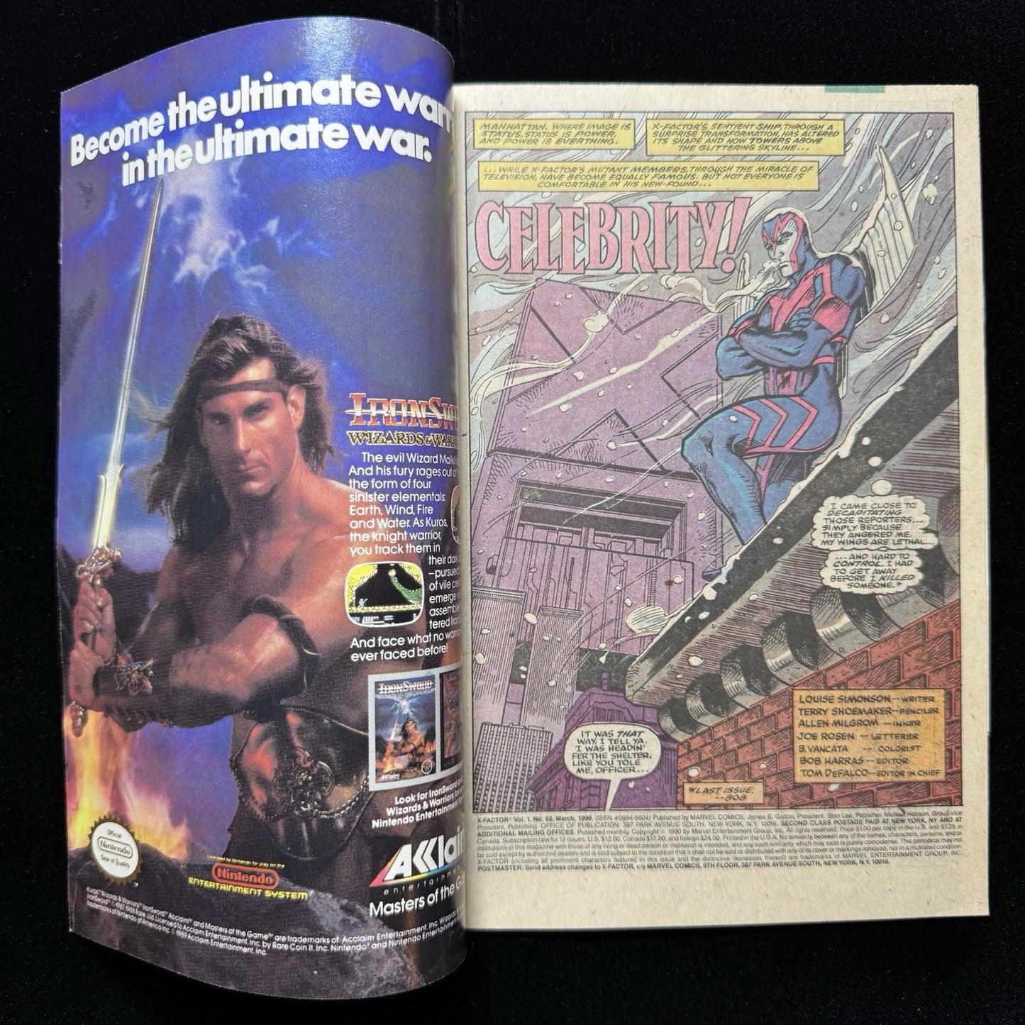 X-Factor 52 - Copper Age Marvel Comics 1990