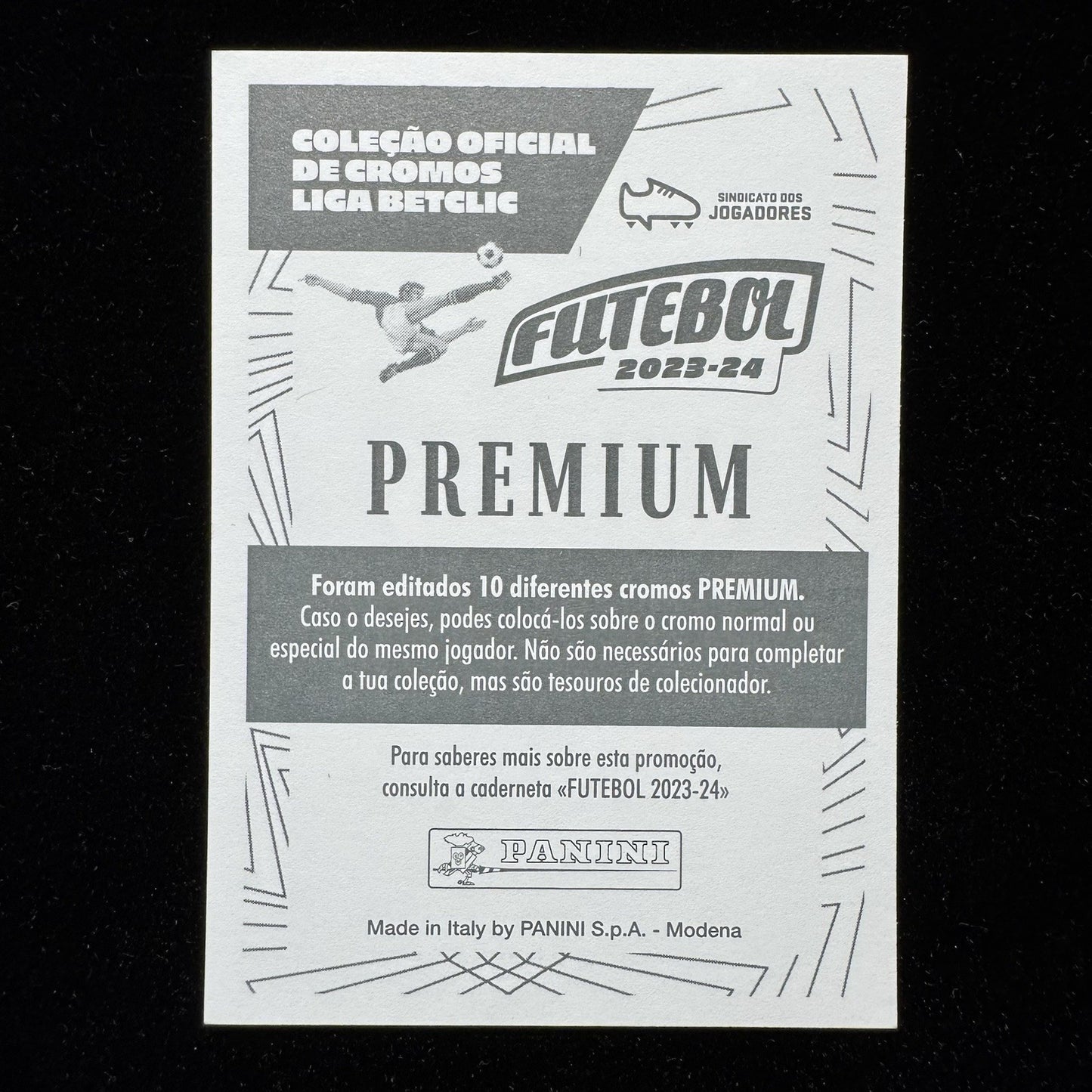 Cristiano Ronaldo 2023-24 Panini FutebolPremium Gold Sticker Al Nassr