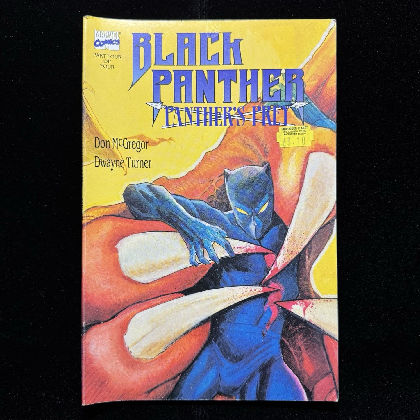 Black Panther Panther's Prey 4 - Copper Age Marvel Comics 1991