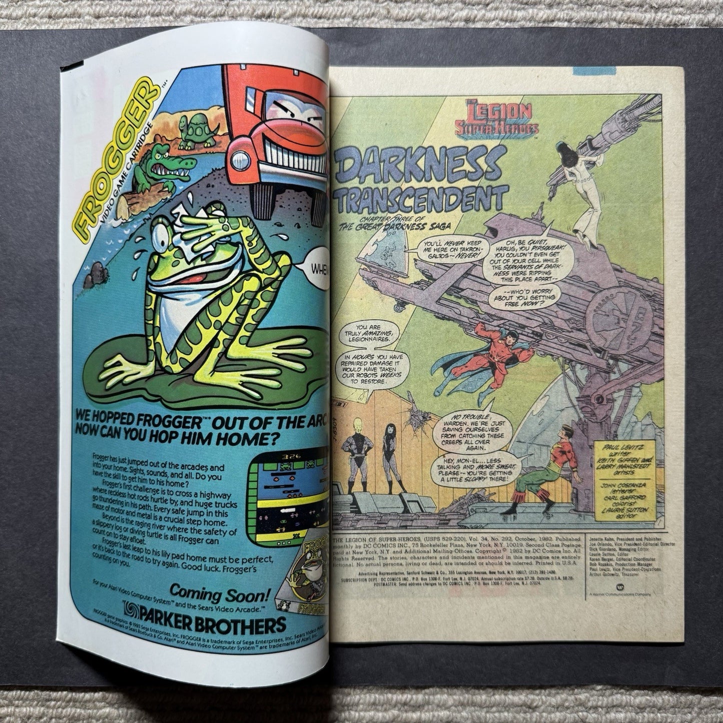 Legion Of Super-Heroes 292 - Bronze Age Dc Comics 1982