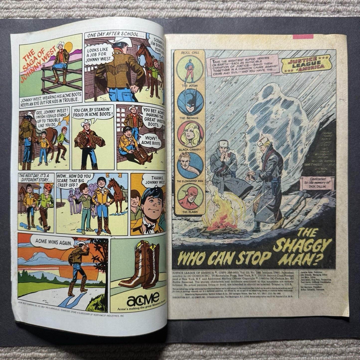 Justice League 186 - Bronze Age Dc Comics 1981