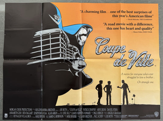 Coupe de Ville (1990) Original UK Quad Poster – Folded – Vintage Cinema Poster