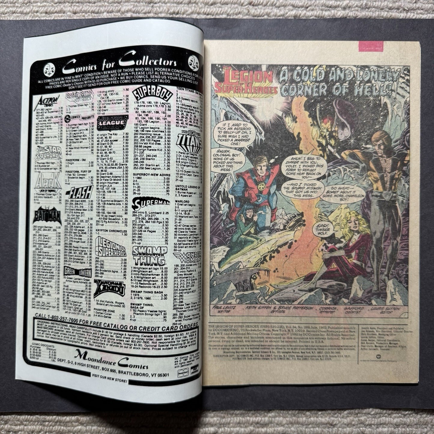 Legion Of Super-Heroes 189 - Bronze Age Dc Comics 1982