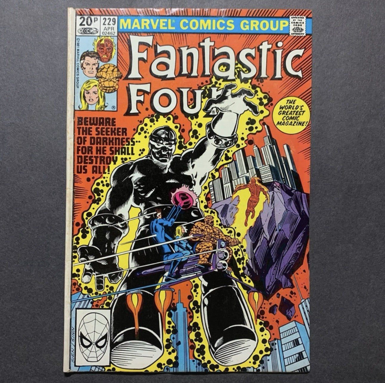 Fantastic Four 229/ bronze age marvel comics 1981