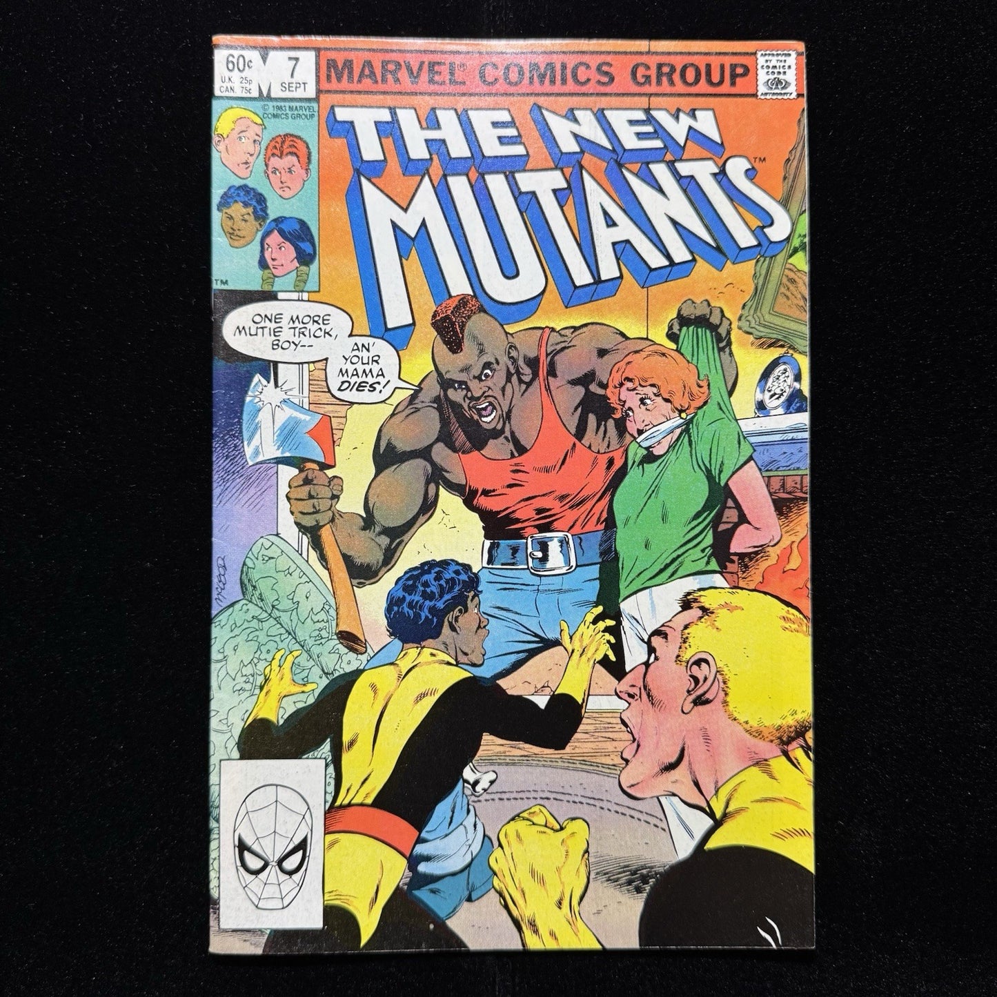 New Mutants 7 - Bronze Age Marvel Comics 1983