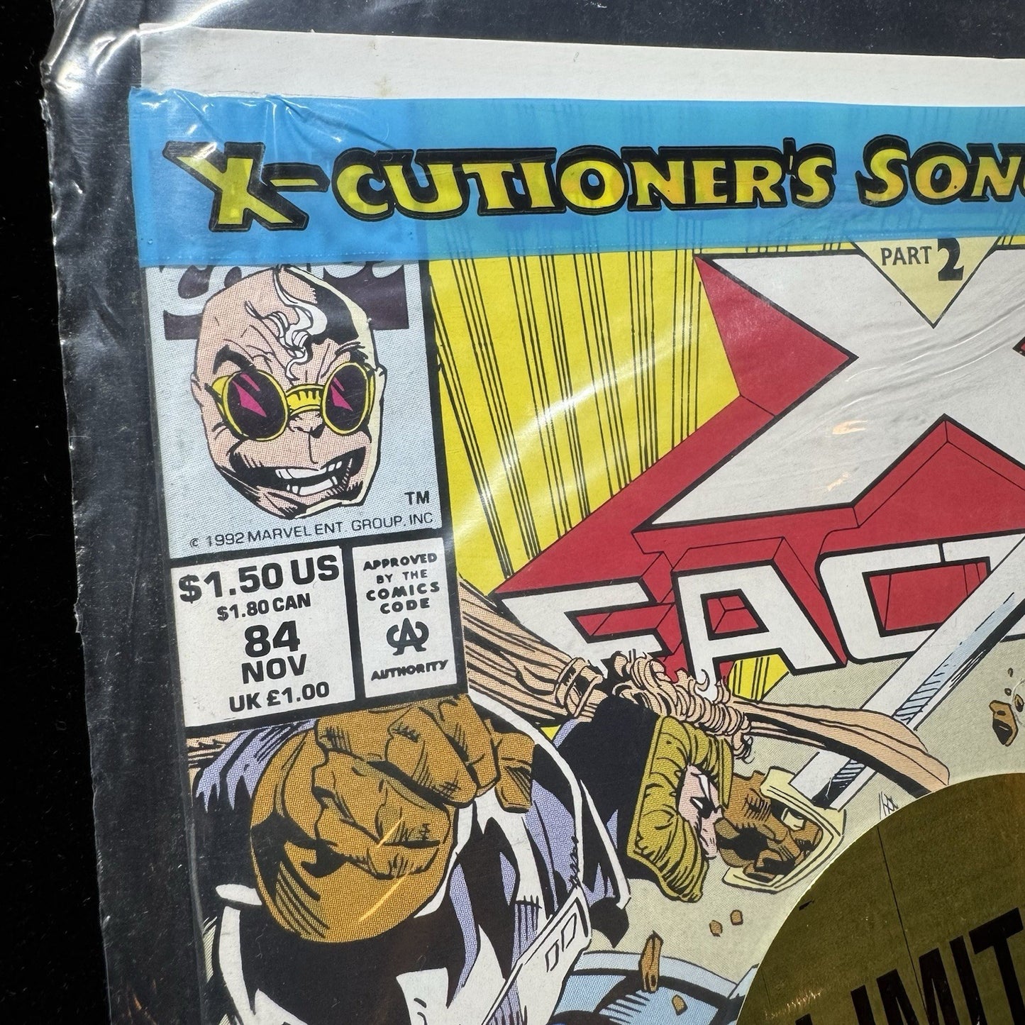 X-Factor 84 - Sealed Polybag With Trading Card - Modern Age Marvel Comics 1992
