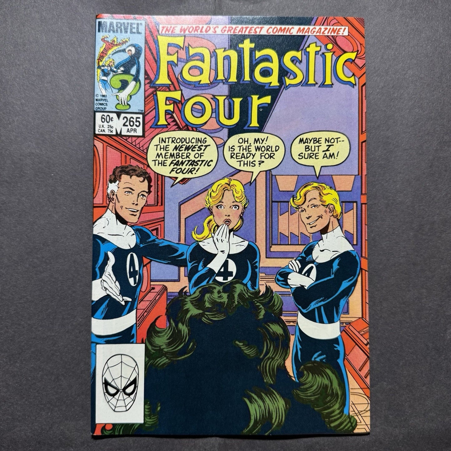 Fantastic Four 265 - She-Hulk Joins The Fantastic Four - Copper Age Marvel 1984