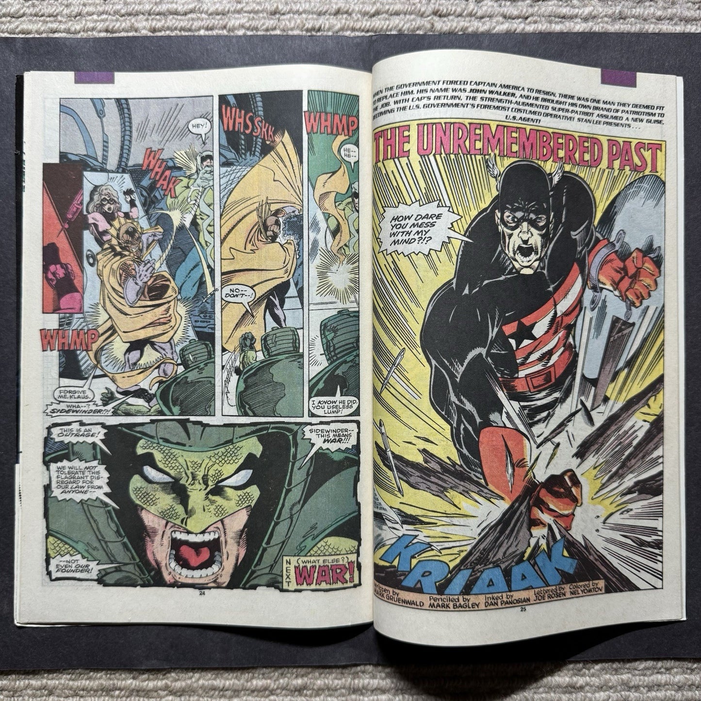 Captain America 380 - Copper Age Marvel Comics 1990