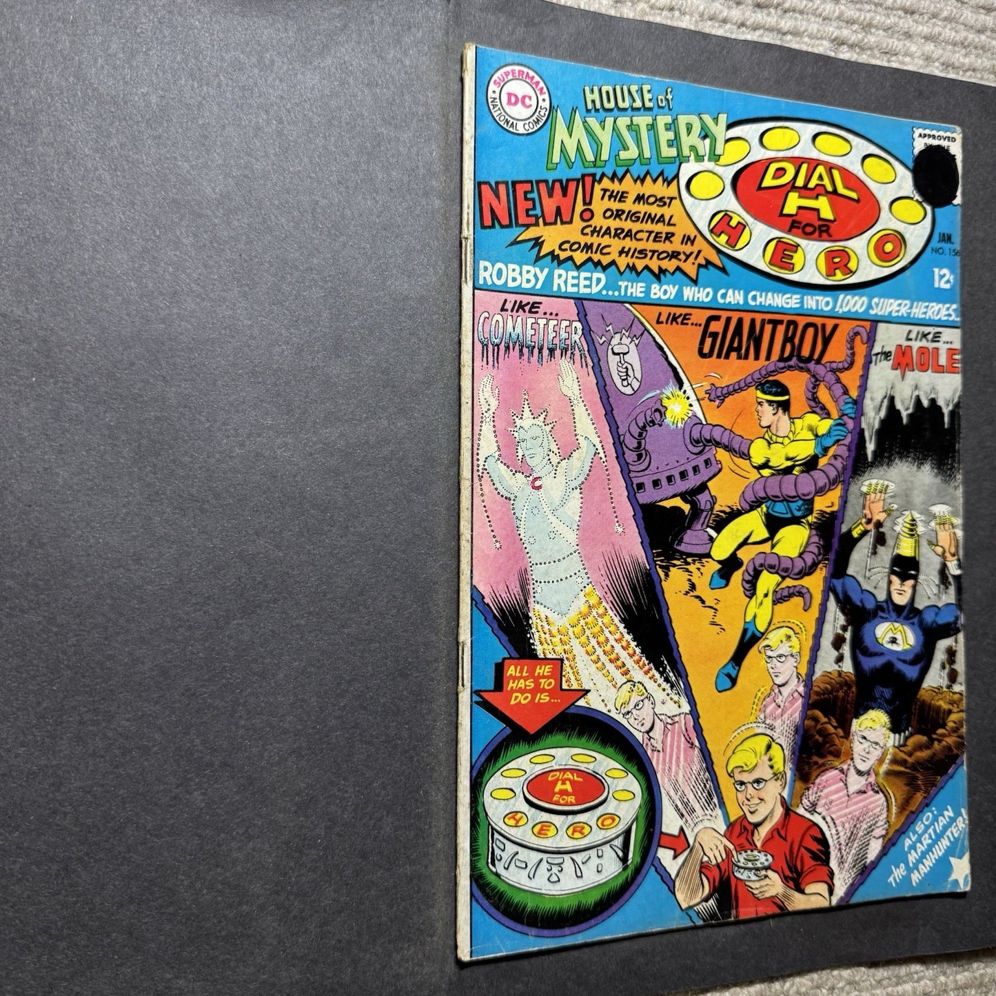 House Of Mystery 156 - 1st App Of Robby Reed - Silver Age Dc Comics 1966