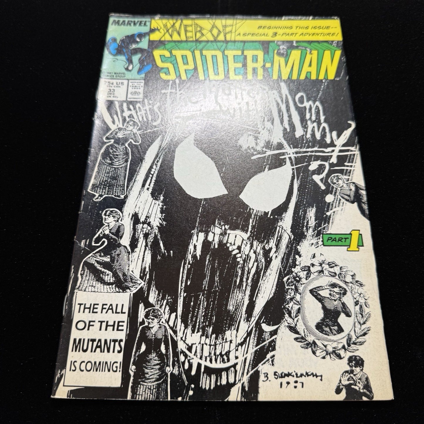 Web Of Spider-Man 33 - Copper Age Marvel Comics 1987