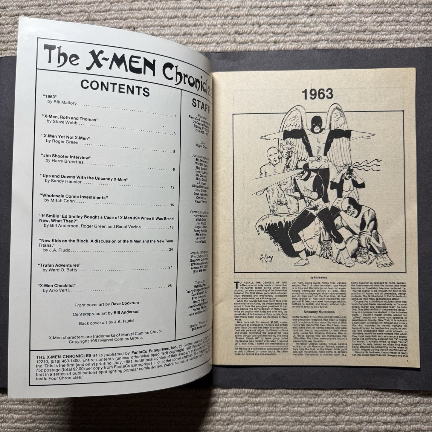 FantaCo’s Chronicles Series 1 - Bronze Age FantaCo Comics 1981