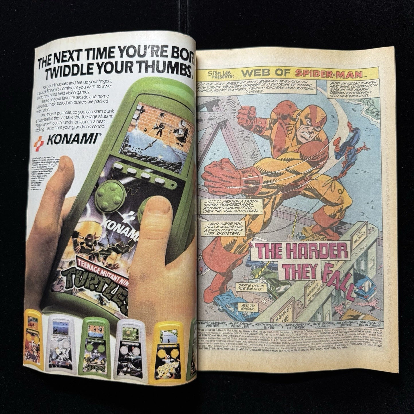 Web Of Spider-Man 60 - Copper Age Marvel Comics 1990