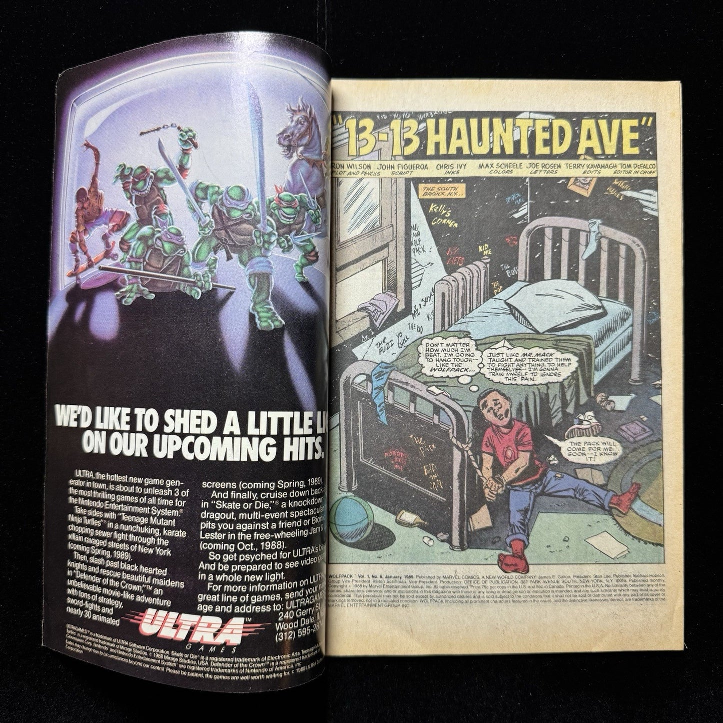 Wolfpack 6 - Copper Age Marvel Comics 1989