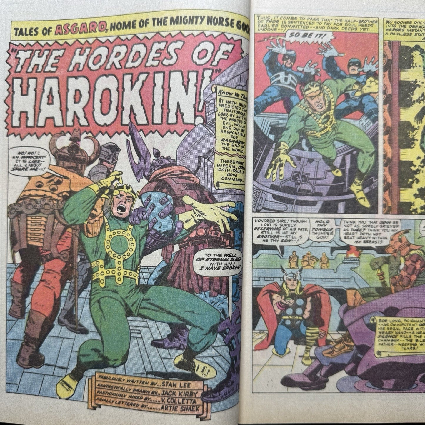 Tales Of Asgard 1 - Copper Age Marvel Comics 1984
