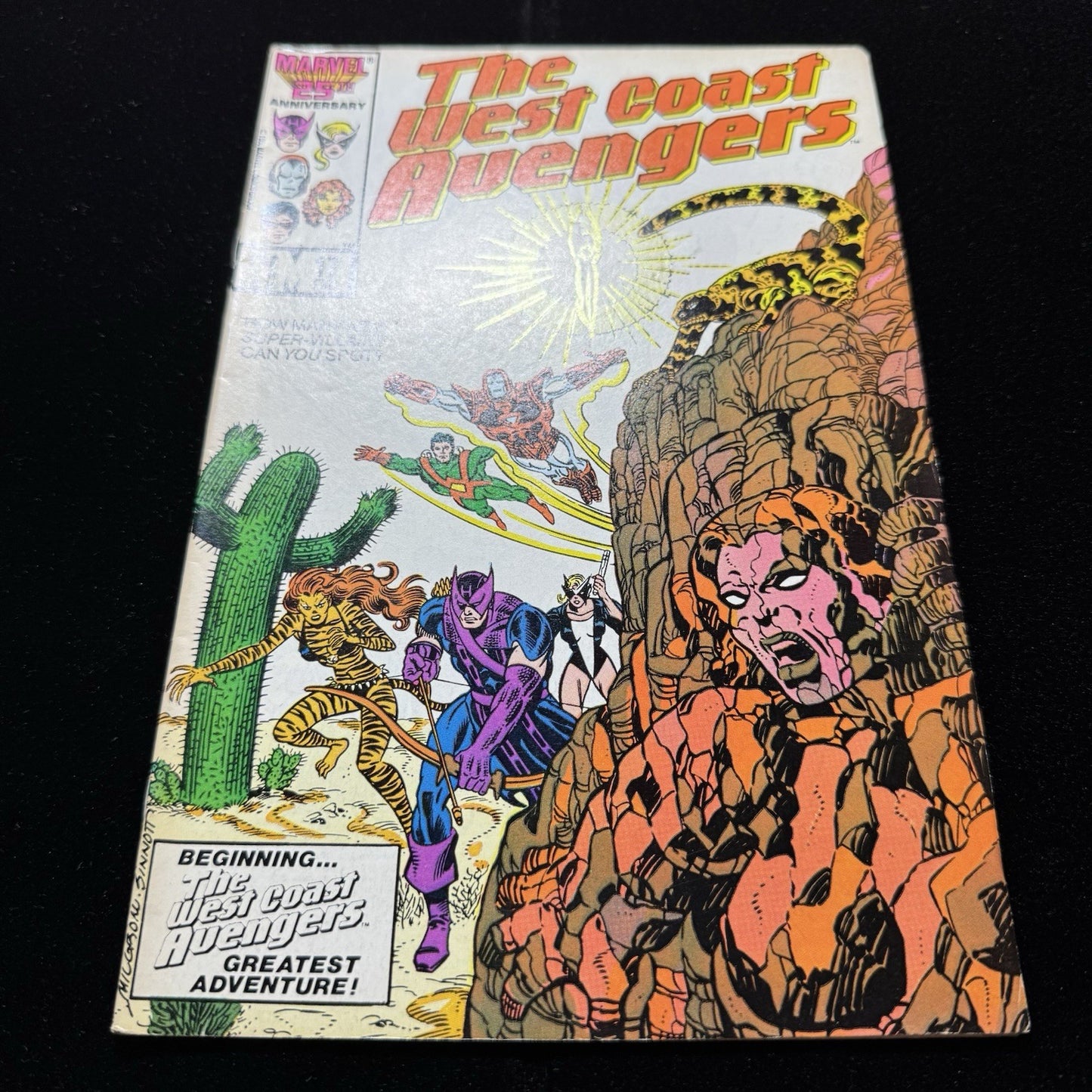 West Coast Avengers 17 - 1st Appearance Of Sunstroke - Copper Age Marvel 1987