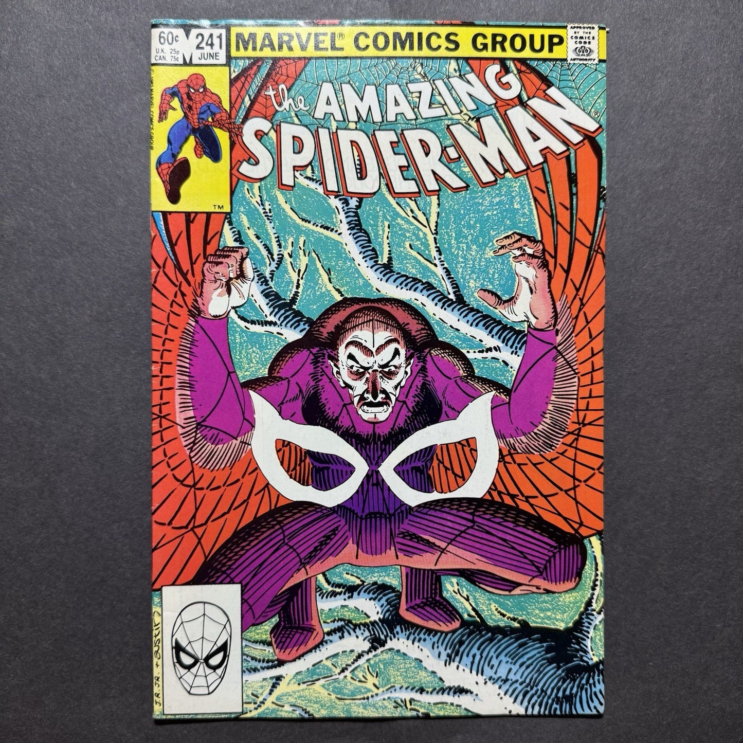 Amazing Spider-Man 241 - Origin Of Vulture - Bronze Age Marvel Comics 1983