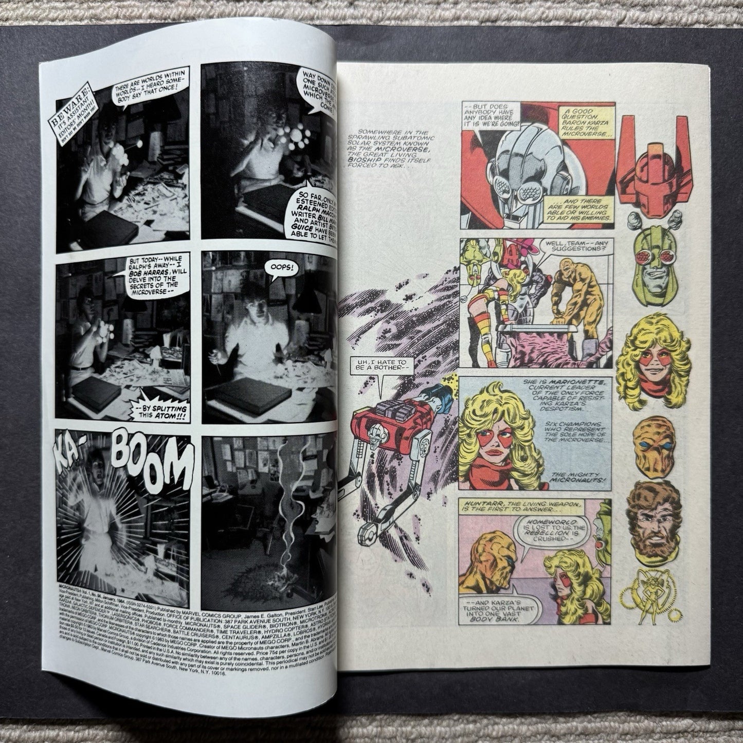 Micronauts 56 - Copper Age Marvel Comics 1984