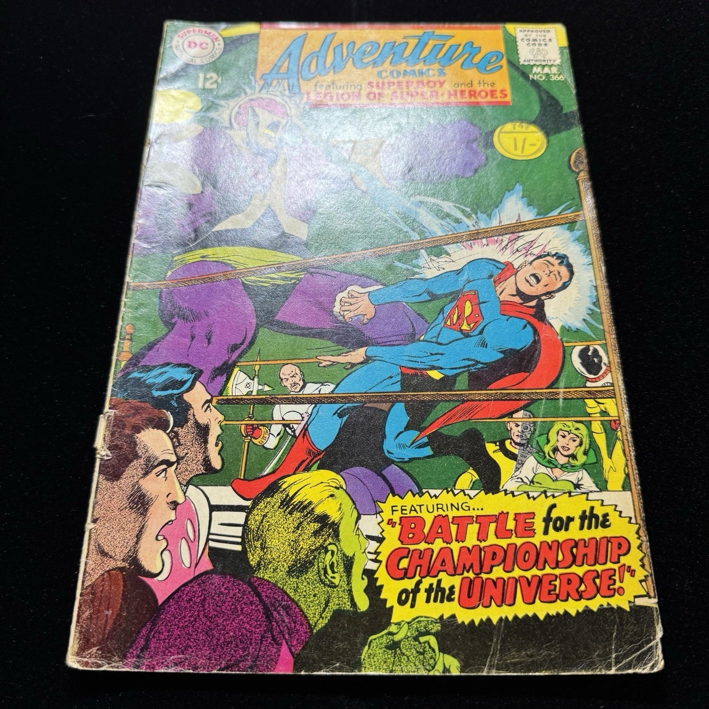 Adventure Comics 366 - Silver Age Dc Comics 1966