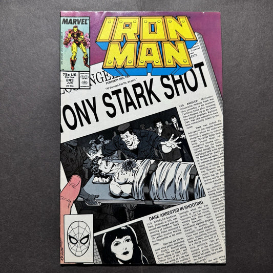 Iron Man 243 - Copper Age Marvel Comics 1989