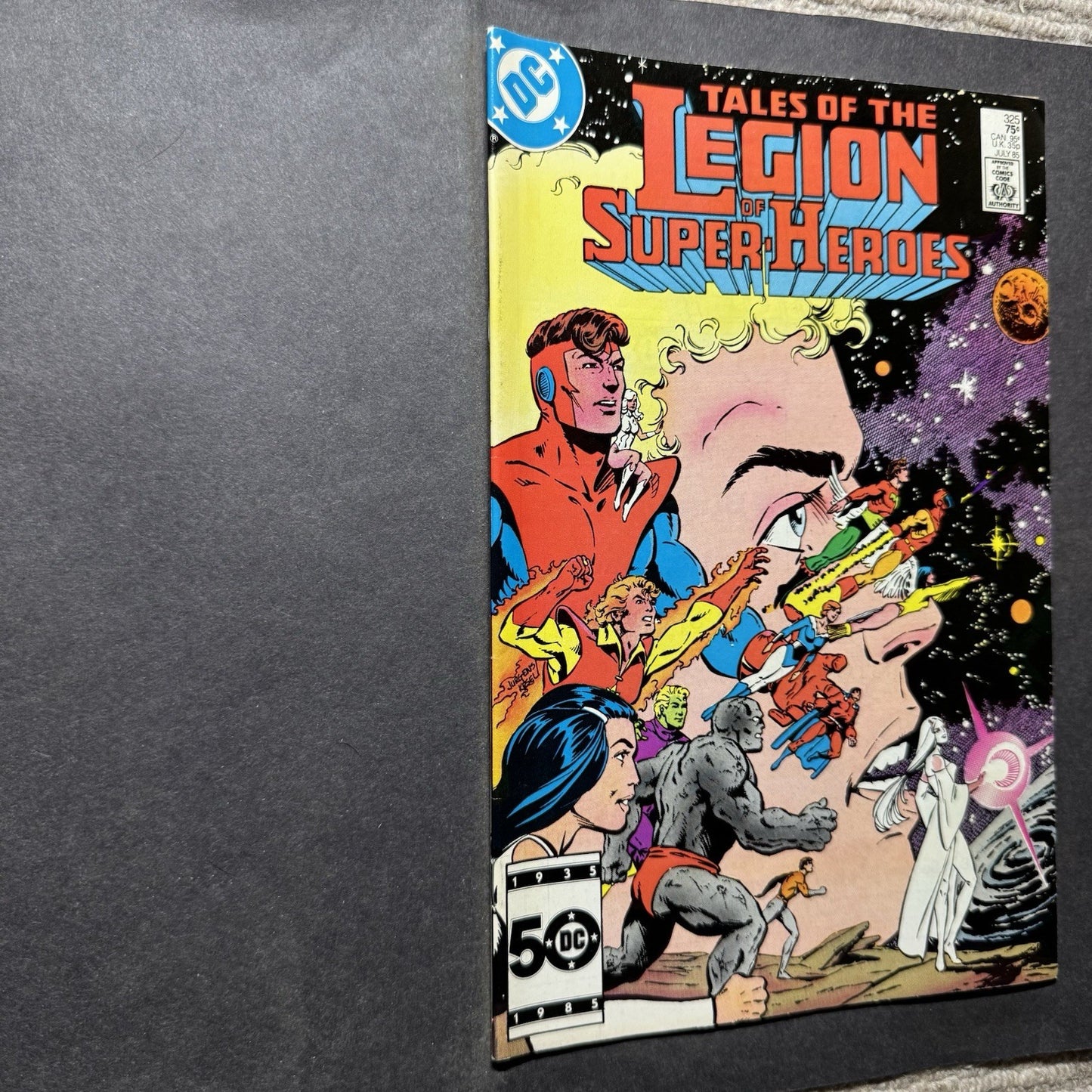 Legion Of Super-Heroes 325 - Copper Age Dc Comics 1985