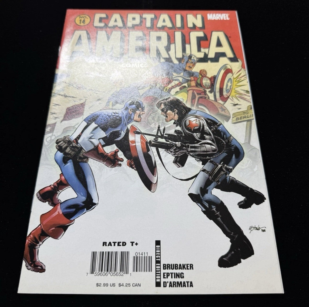 Captain America 14 - Falcon And Winter Soldier First Meeting - Modern Age 2006