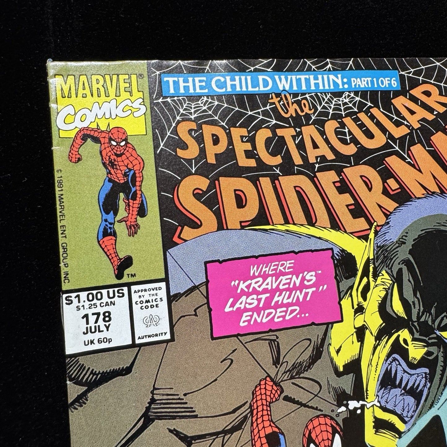 Spectacular Spider-Man 178 - 1st App Of Dr Ashley Kafka - Copper Age Marvel 1991