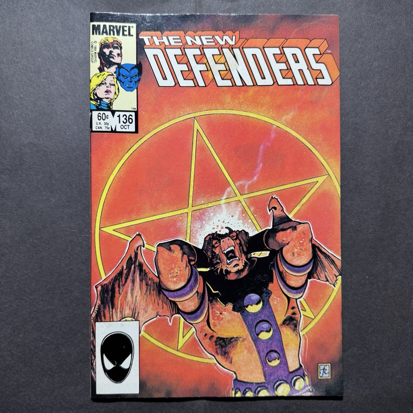 Defenders 136 - Copper Age Marvel Comics 1984