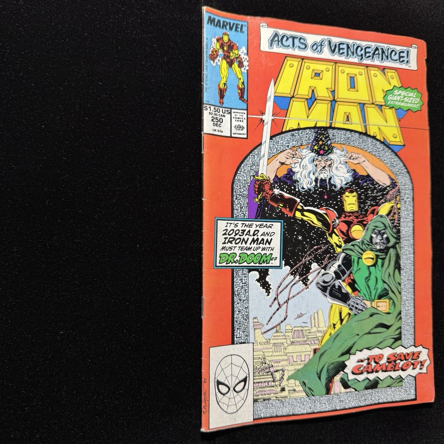 Iron Man 250 - Copper Age Marvel Comics 1989