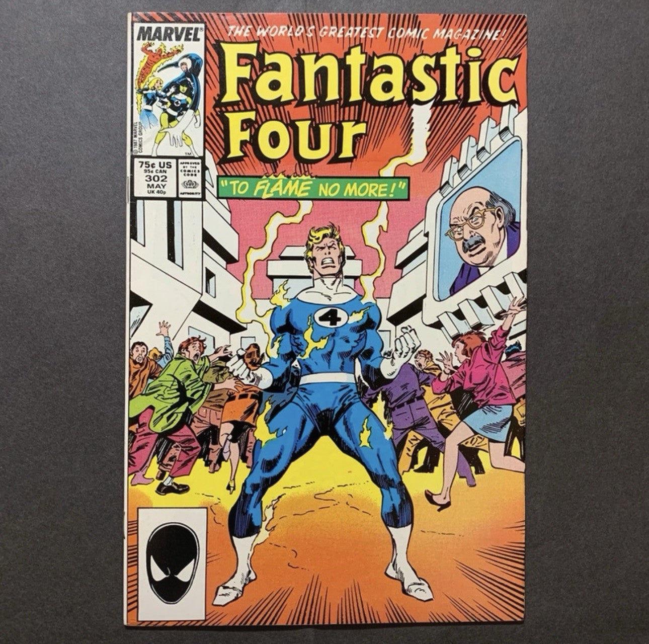 Fantastic Four 302 - Copper Age Marvel Comics 1987