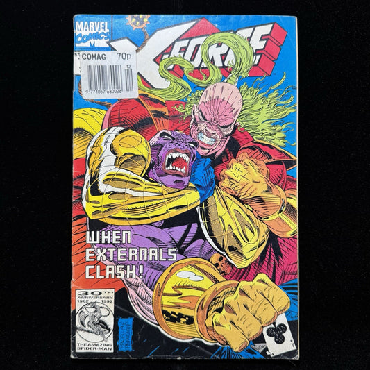 X-Force 12 - 1st Appearance Of Crule - Modern Age Marvel Comics 1992