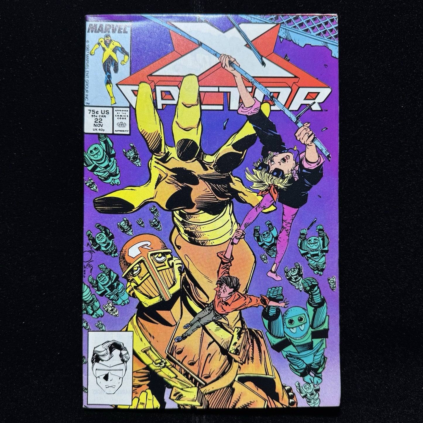 X-Factor 22 - 2nd Cameo App Of Horseman Death - Copper Age Marvel Comics 1987