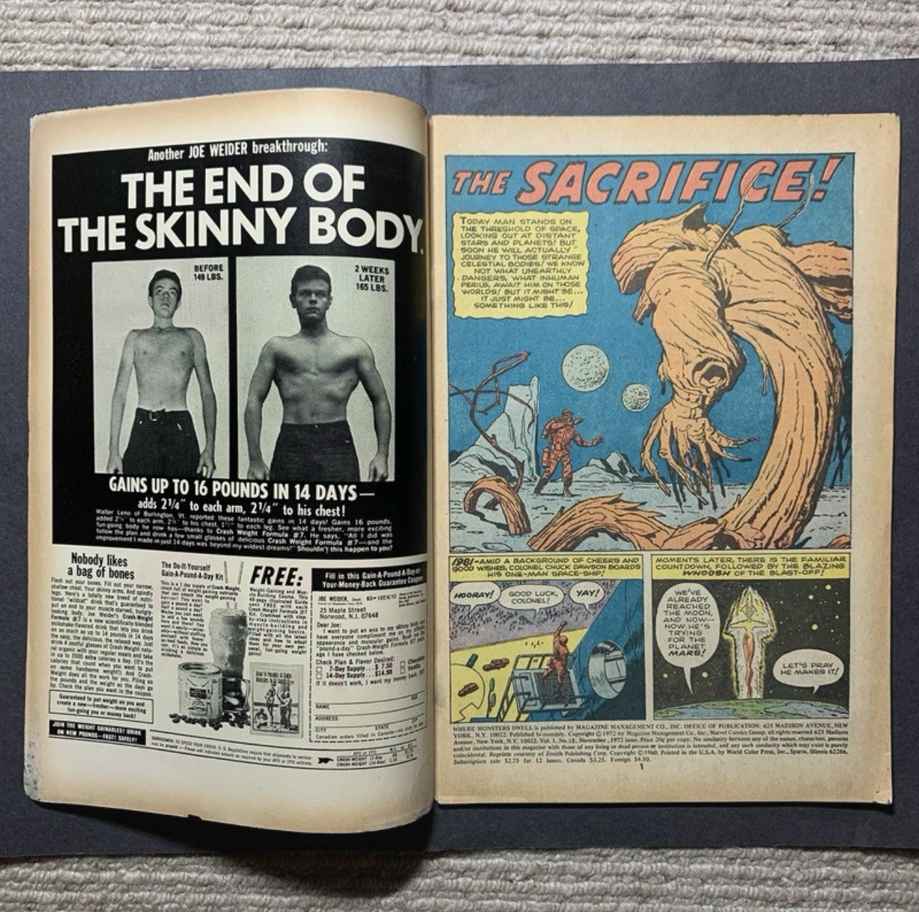 Where Monsters Dwell 18 - Bronze Age Marvel Comics 1972