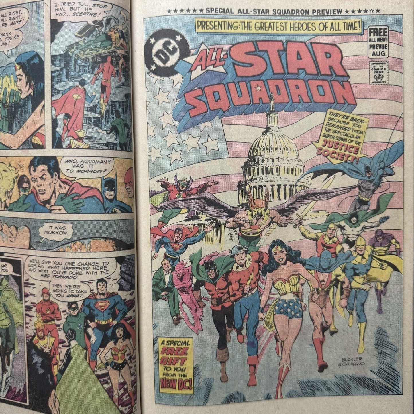 Justice League 193 - 1st App Of All Star Squadron - Bronze Age Dc Comics 1981