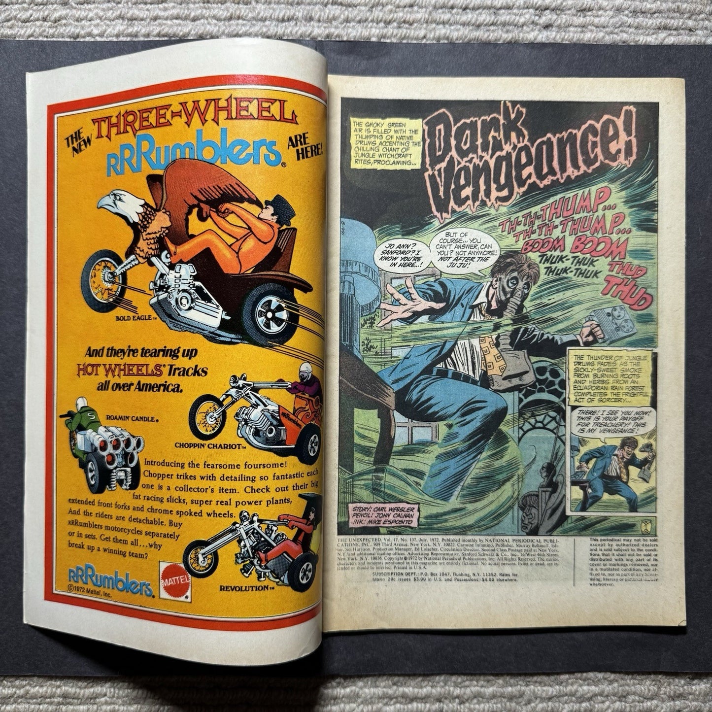 Unexpected 137 - Bronze Age Dc Comics 1972
