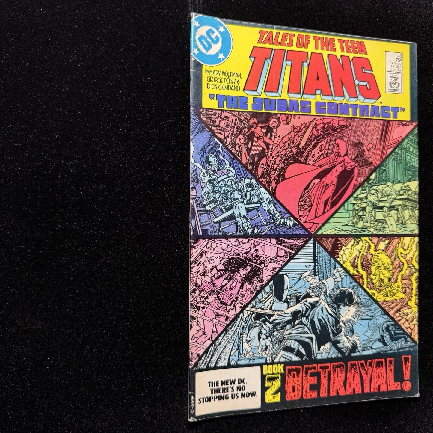 Tales Of The Teen Titans 43 - 1st Jericho And Adeline Wilson - Copper Age 1984