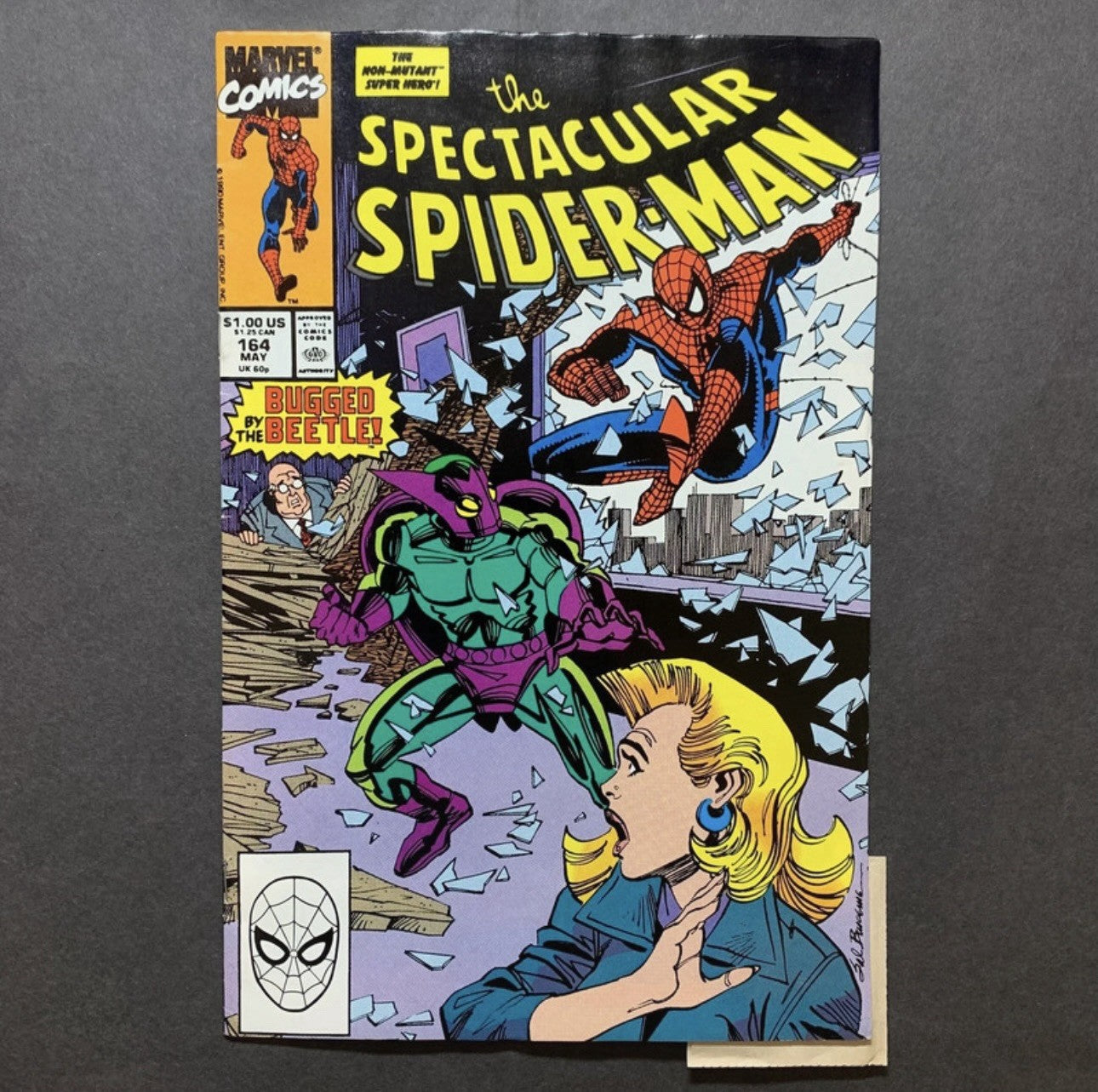 Spectacular Spider-Man 164 - Copper Age Marvel Comics 1990