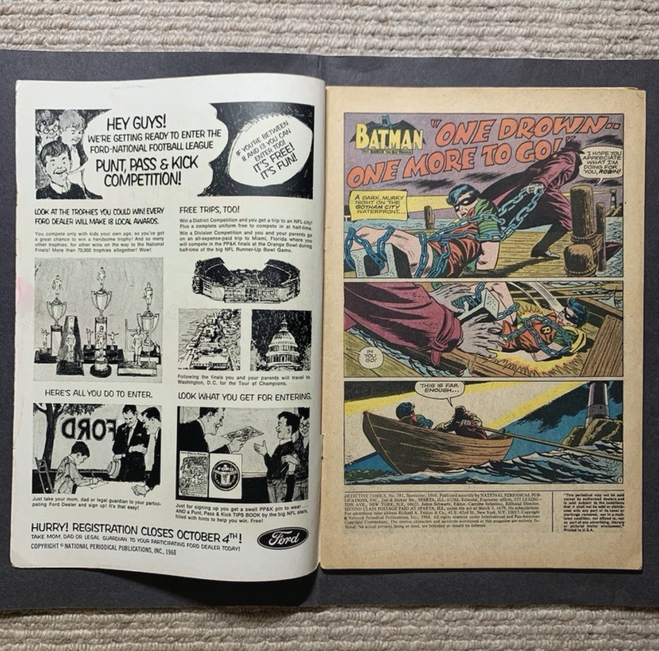 Detective Comics 381 - Silver Age Dc Comics 1968